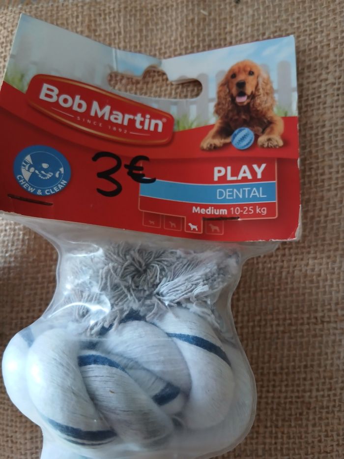Lot de 3 jouets Cordes pour chien 10-25kg - photo numéro 3