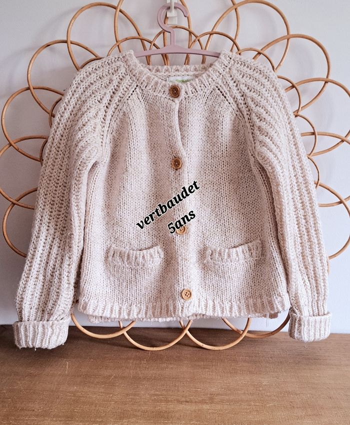 gilet vertbaudet 5ans 🌺