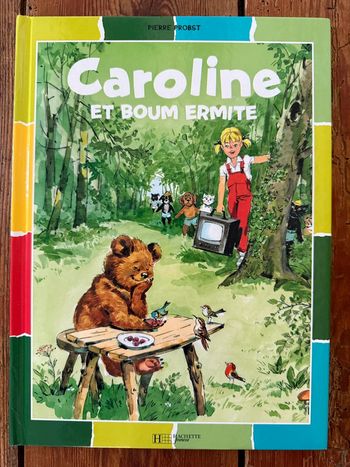 Très bon état - Livre Caroline et Boum Ermite édition damiers bd album multicolore
