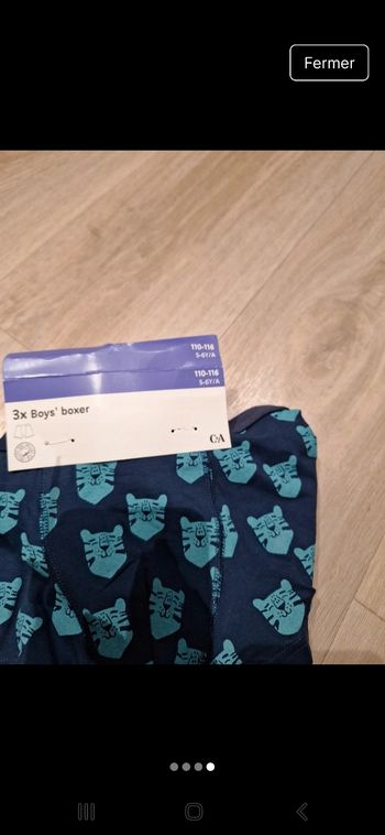 Lot 3 boxers neufs