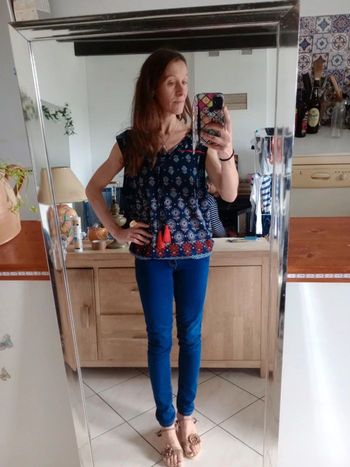 Tunique femme 50 52 sans manches c72