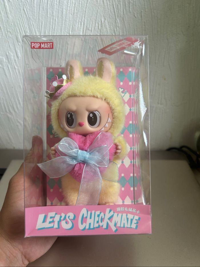 Popmart labubu lets Chek mates