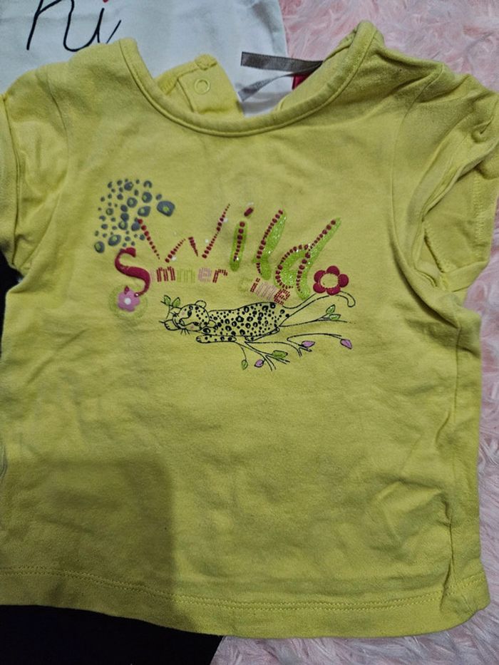 Lot t-shirt bébé - photo numéro 3