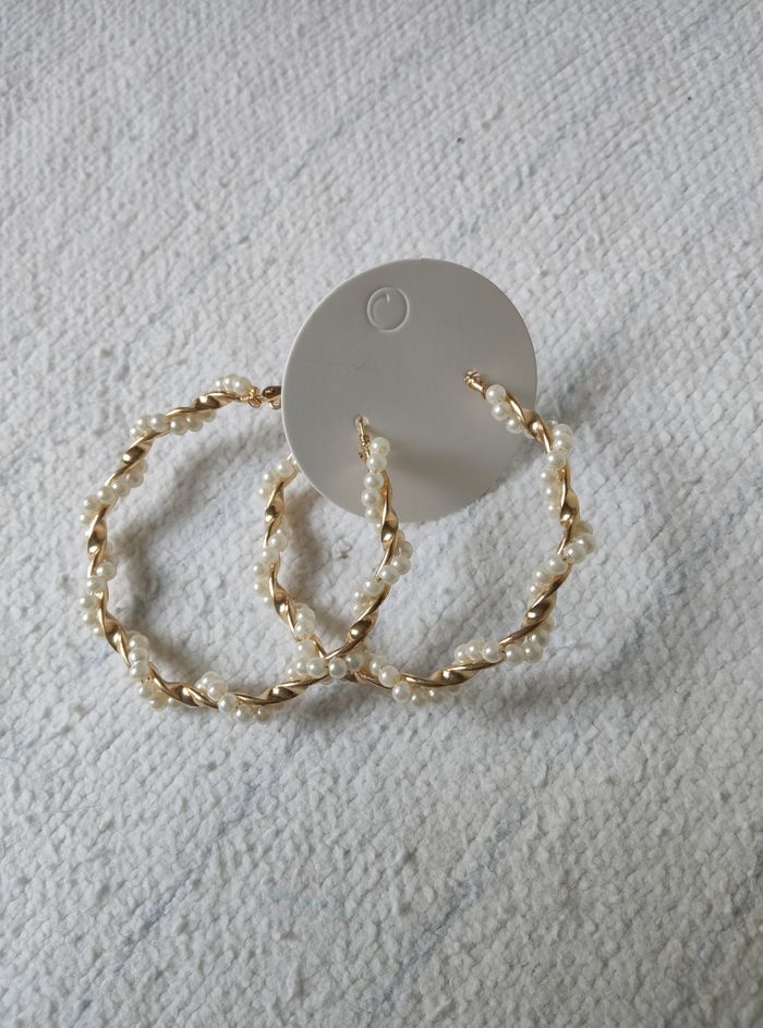Boucles d'oreilles diamètre 5 cm