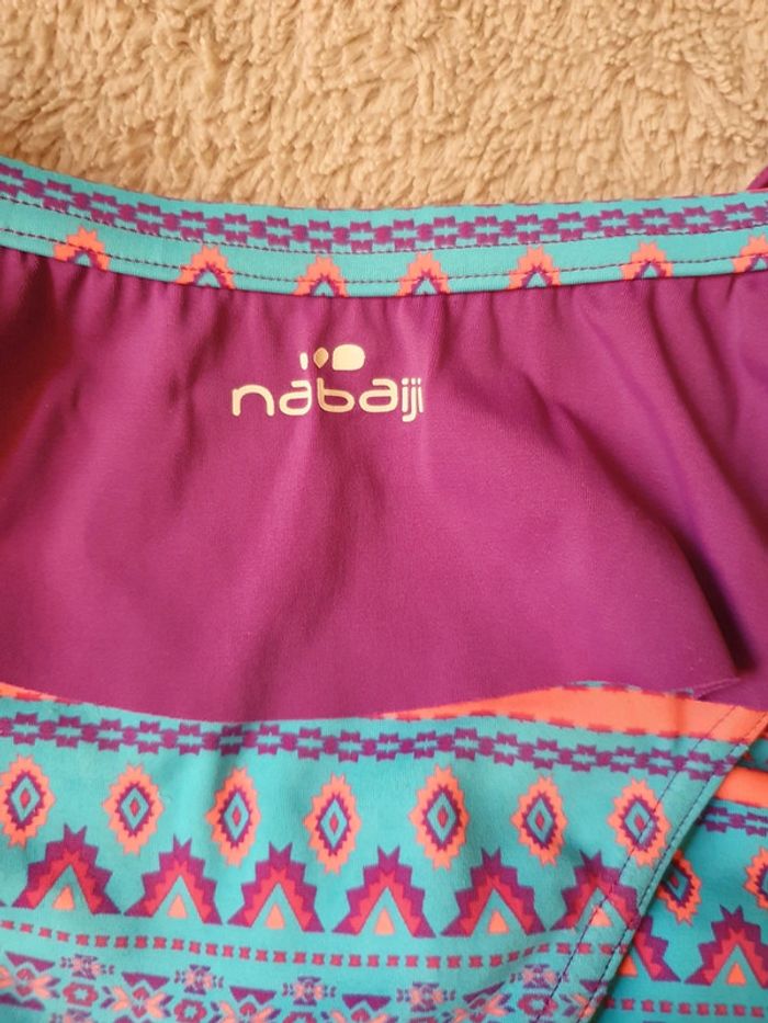 Maillot de bain 2 pièces avec volant Nabaiji taille 12 ans - photo numéro 3