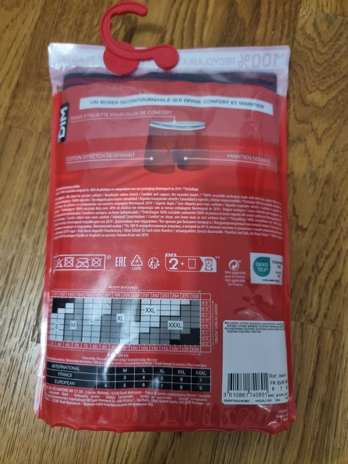 3 boxers DIM taille XL - photo numéro 2