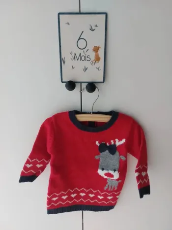Pull de Noël 6 mois