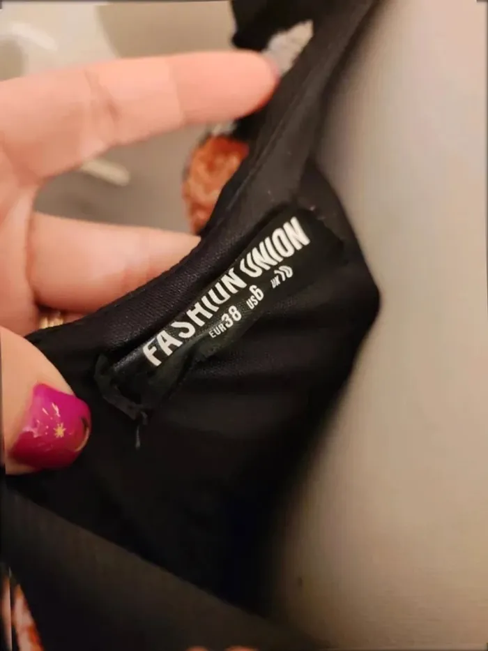 Robe à volants fleuris taille 38 Fashion Union - photo numéro 7