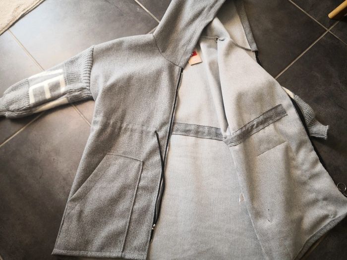 Veste grise femme taille M - photo numéro 2