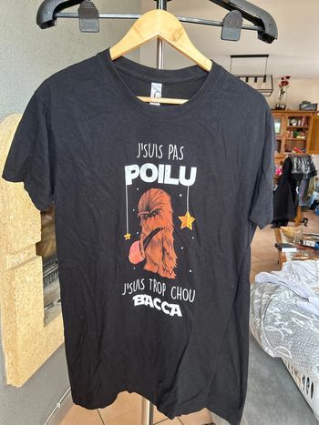 Teeshirt chewbacca noir