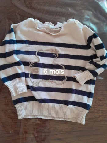 Pull léger fille 6mois