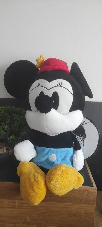 Peluche Minnie Mouse Retro Anniversaire 90 ans 50 cm The True Original  Disney