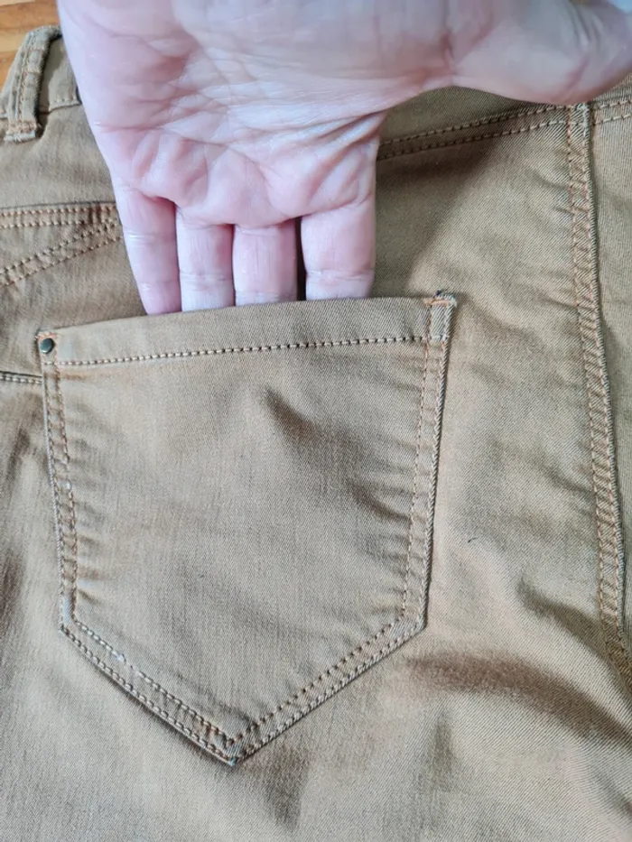 Pantalon femme taille basse Cache Cache T40 - photo numéro 8