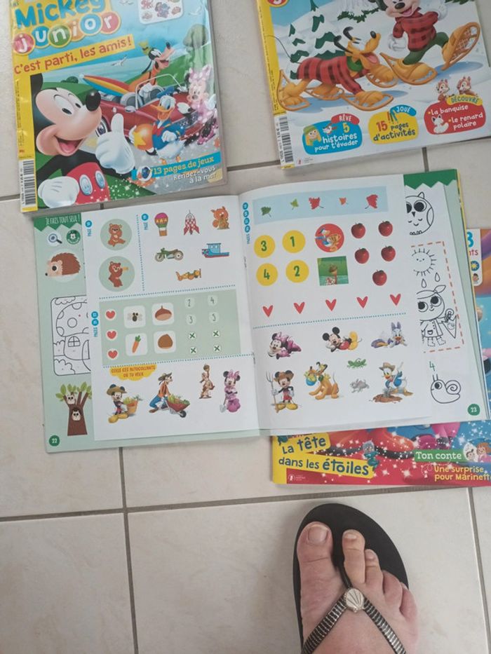Lot de 4 magazines Mickey junior 3-6 ans - photo numéro 14