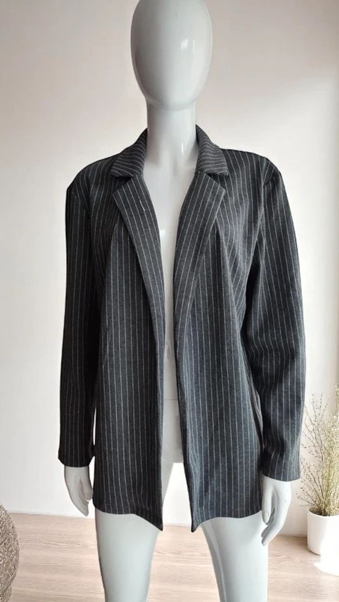 Veste blazer rayé 38