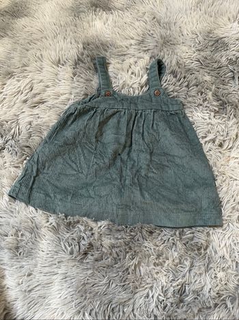 Robe velour vert