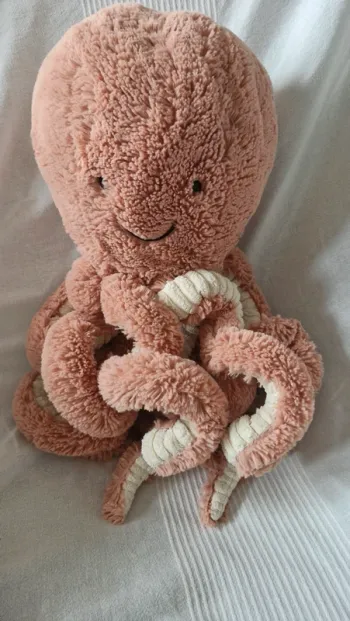 Pieuvre rose jellycat