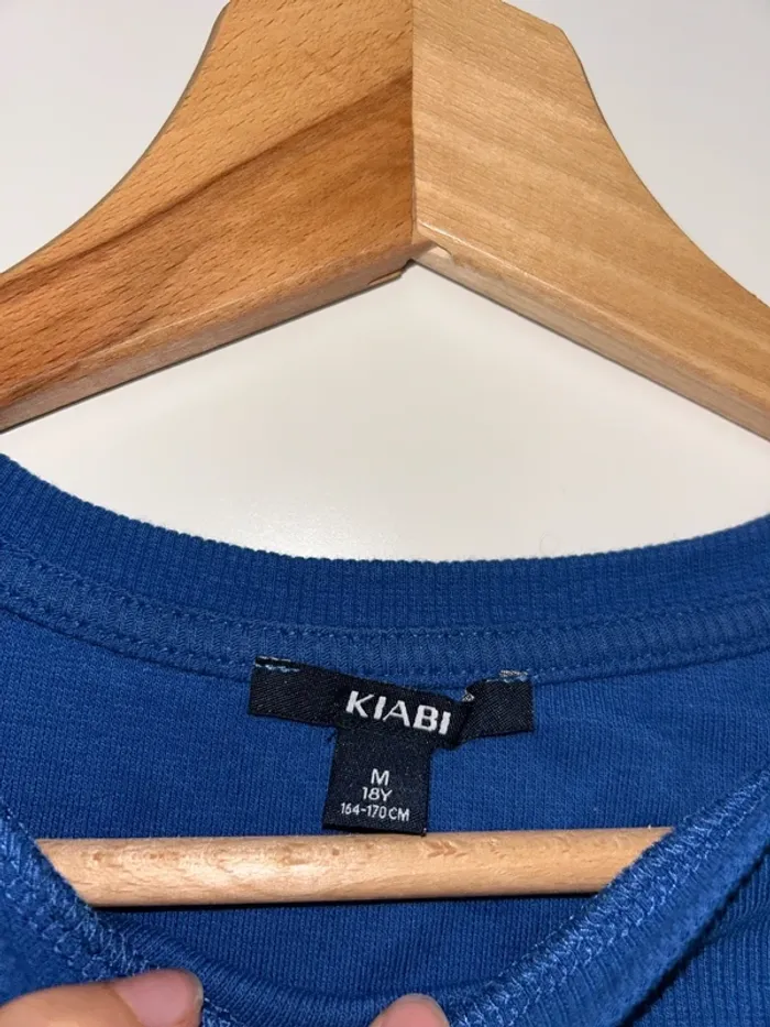 T-shirt bleu kiabi - photo numéro 2