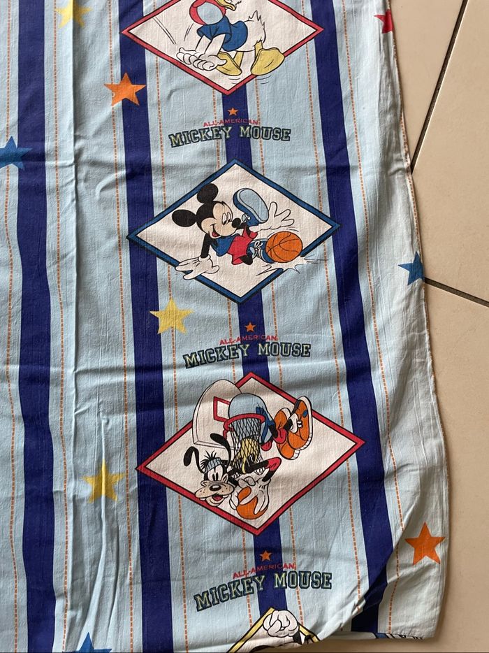 Housse couette vintage disney mickey mouse all american - photo numéro 3