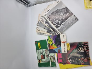 Lot de 23 magazines sur les trains suisses CFF année 60-70-80