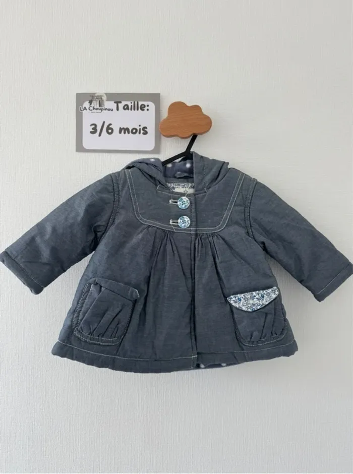 Manteau - taille 3/6 mois 🌸