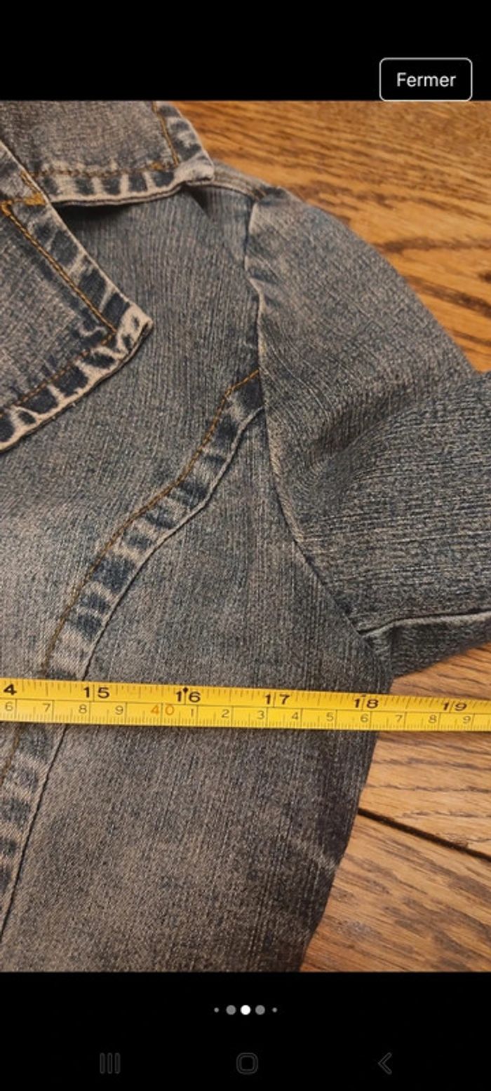 Veste en Jean bleu  Karma taille M - photo numéro 7