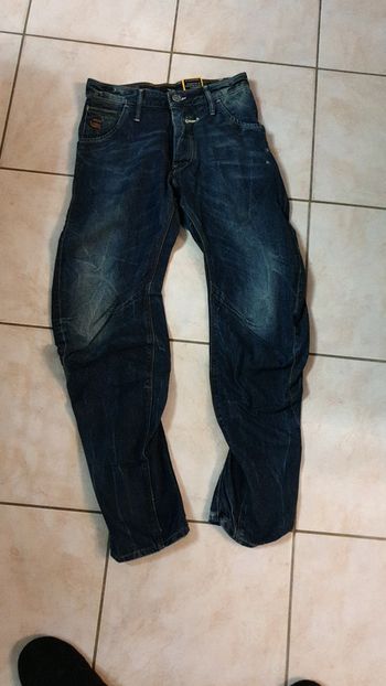 jean pantalon  homme g-star raw  w28 l30 bleu
