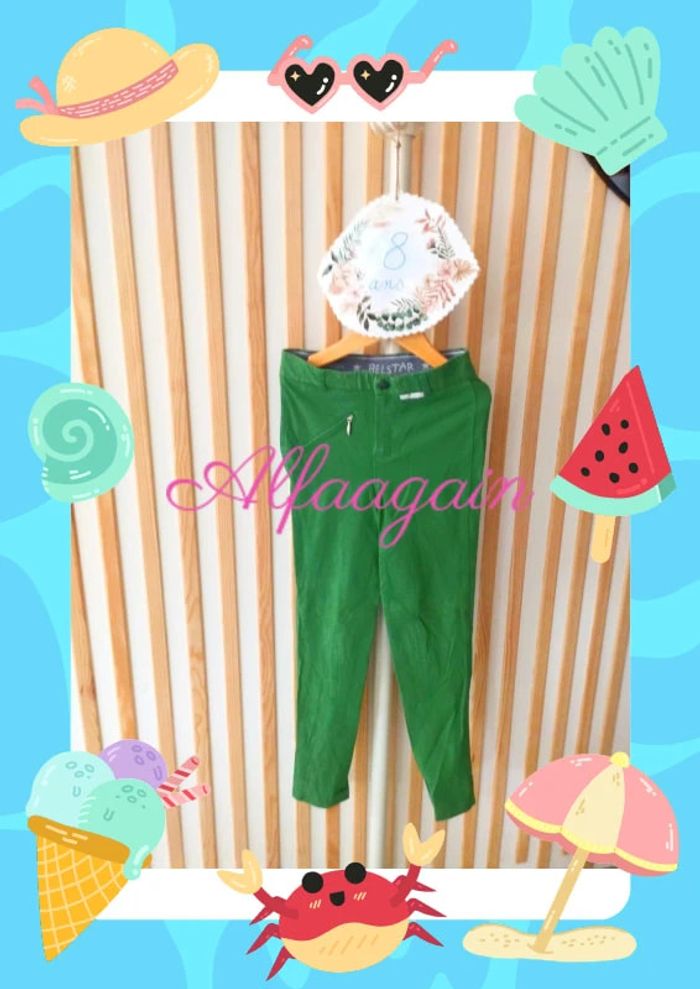 Pantalon vert équitation 8ans belstar