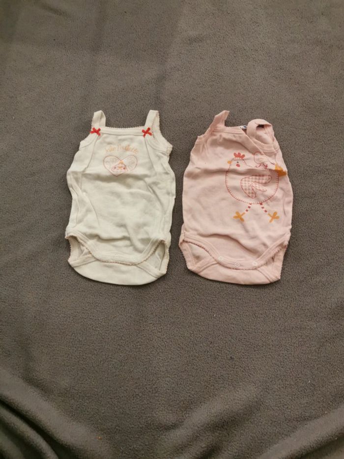 Lot de bodies - 3 mois fille - photo numéro 2