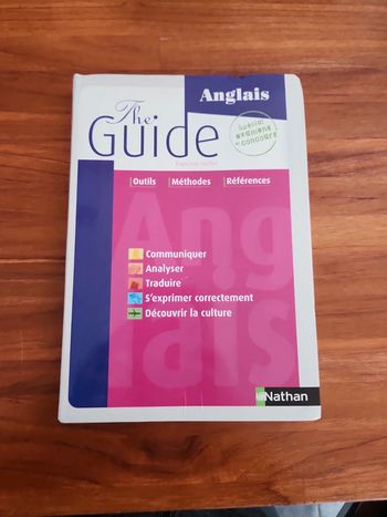 Livre : The guide anglais