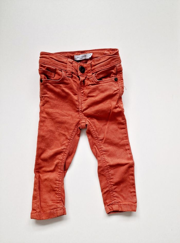 Name It - Ensemble chemise à carreaux, manches longues + pantalon jean (12 mois) - photo numéro 6