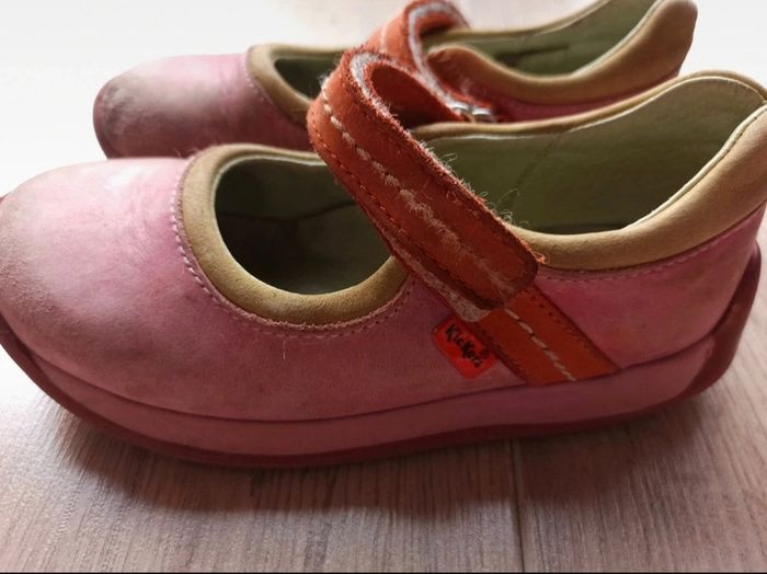 chaussures roses fille Kickers pointure 28 - photo numéro 4
