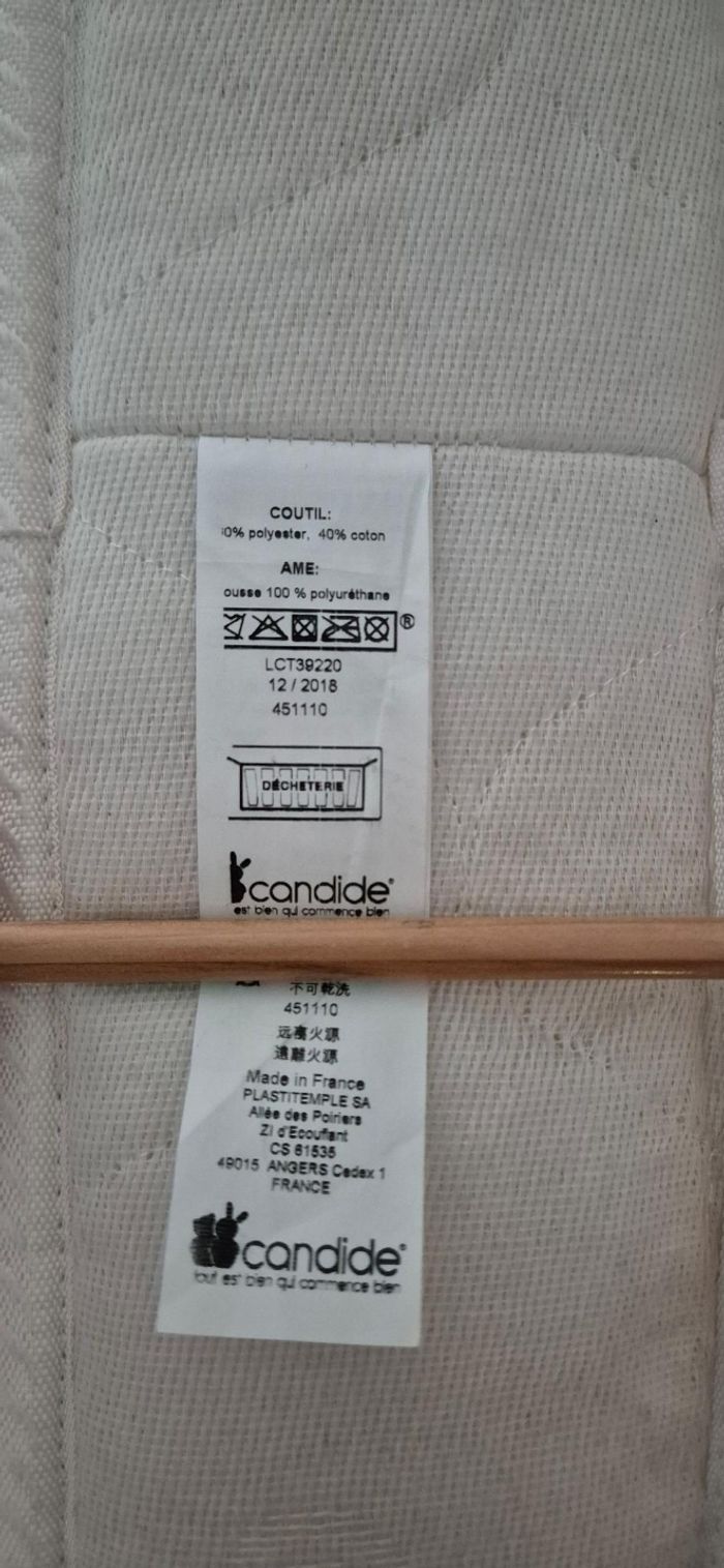 Ensemble lit barreaux + matelas + couette + parure de lit - photo numéro 7