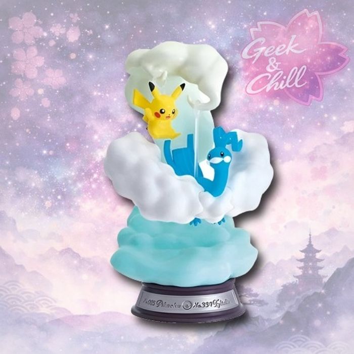 Figurine Re-Ment Pokémon - Swing Vignette 2 - Pikachu et Altaria