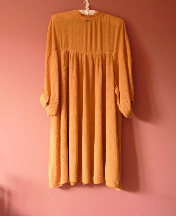 Robe Femme DDP S 36 camel moutarde Neuve collection été style bohème - photo numéro 6