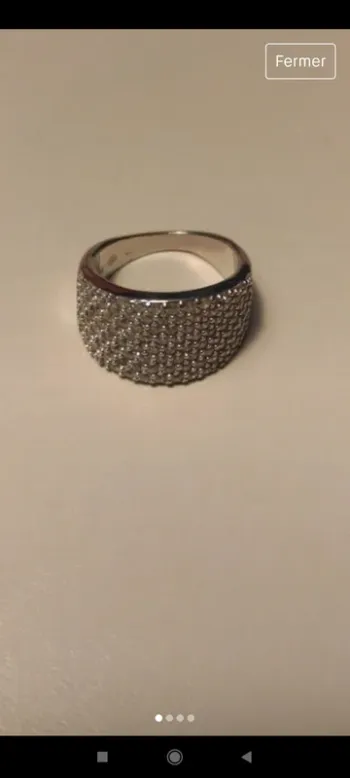 Bague en argent