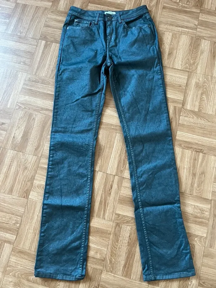 Pantalon jean gris satin W27 L34 Lee Cooper