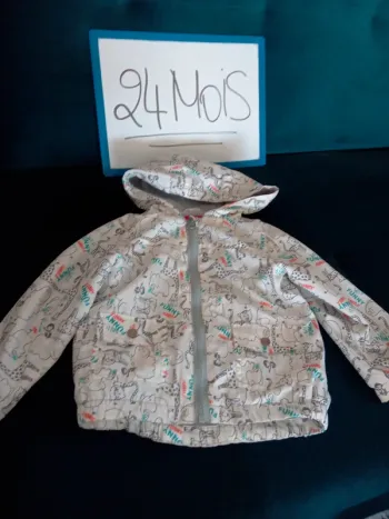 Veste fine coupe vent 24mois