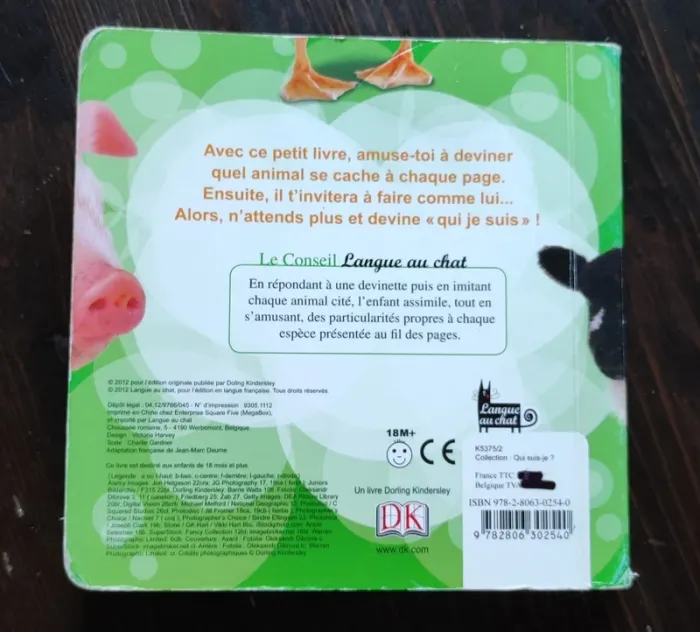 Livre "Qui suis je ? Les animaux de la ferme" - photo numéro 2