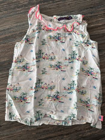 Petite blouse d été fille sergent major 3 ans très bon état