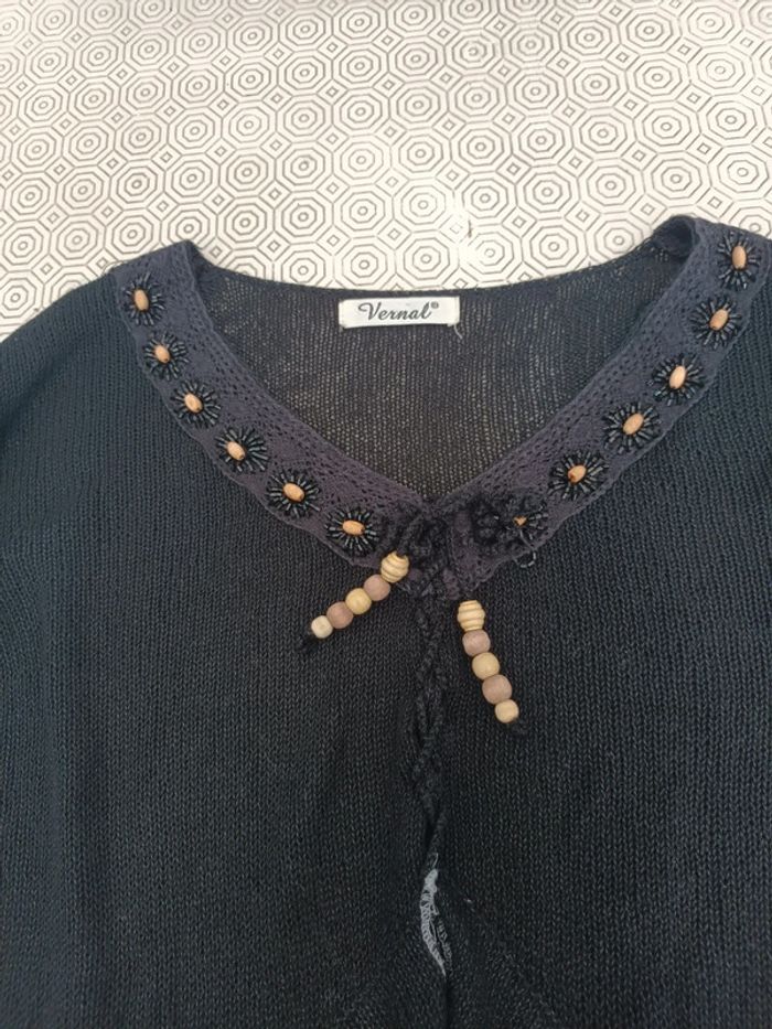 Pull Taille M marque vernal noir - photo numéro 5