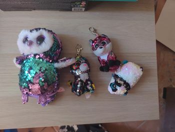 Lot peluches et porte clefs Ty