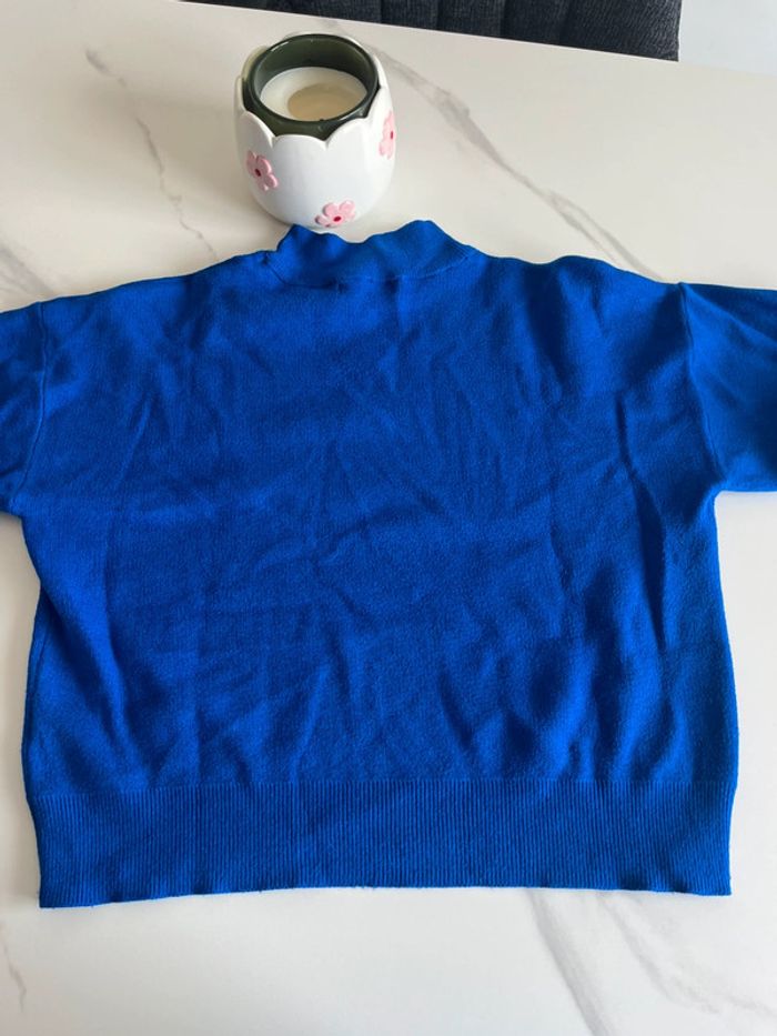 Pull bleu - photo numéro 2