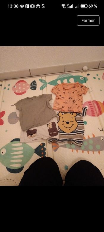 Lot 4 t-shirt 18 mois 