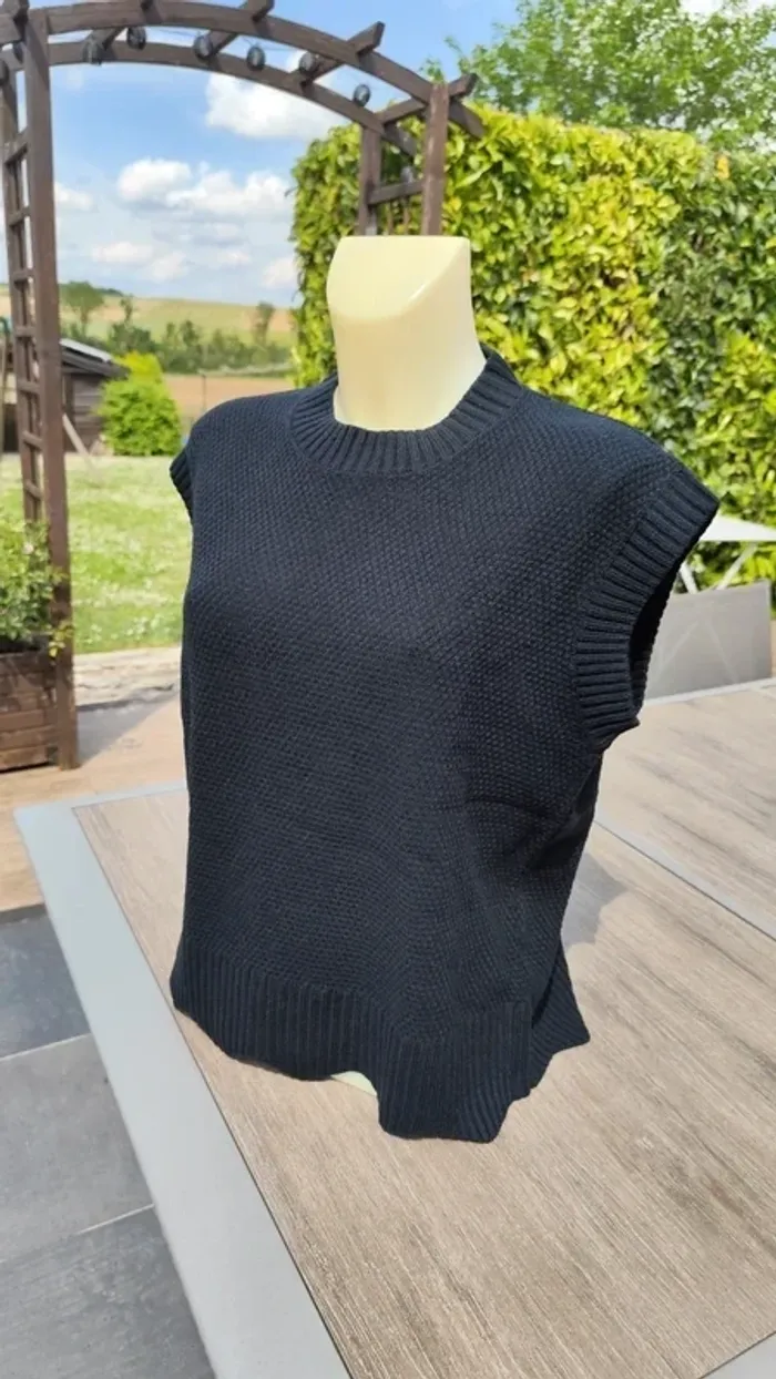 Boléro/haut tunique sans manches T0XL (44) - Shein