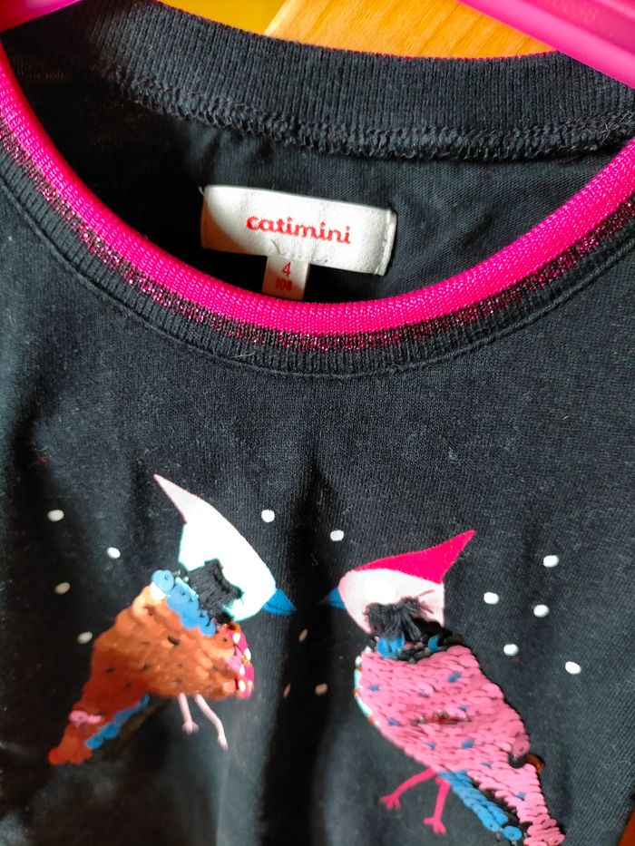 Très joli tee shirt Catimini 4 ans - photo numéro 2
