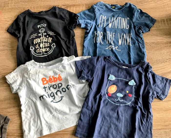 Lot tee shirts