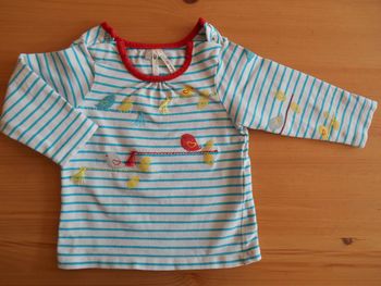 T-Shirt manches longues fille 6 mois