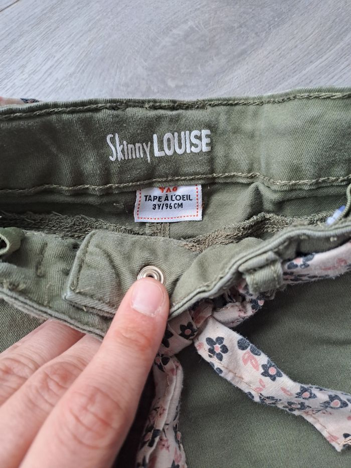 Jeans skinny Louise fille taille 3 ans tao - photo numéro 3