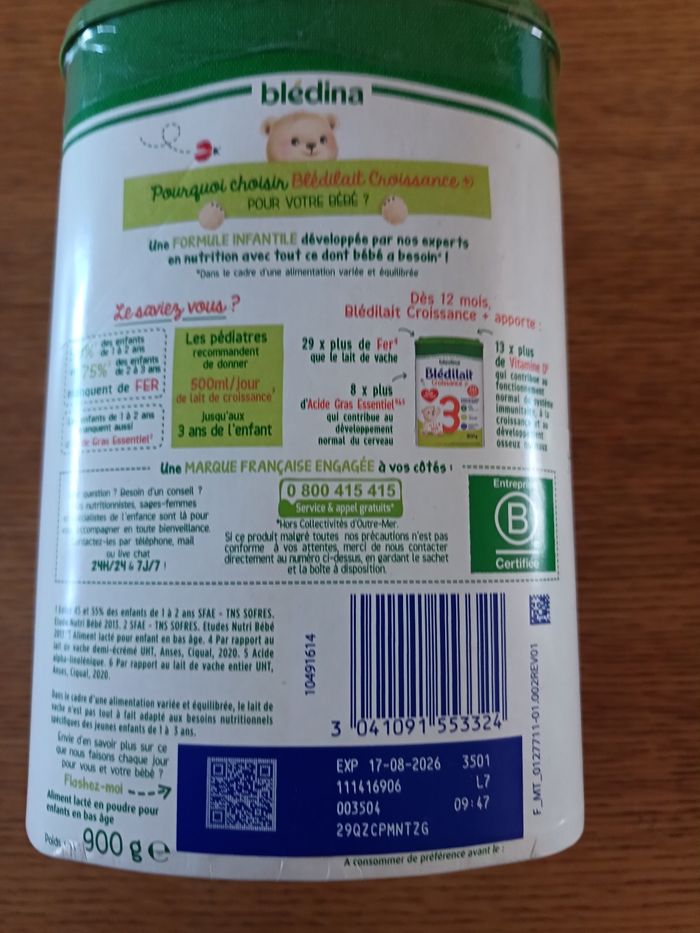 Lait bledilait - photo numéro 2